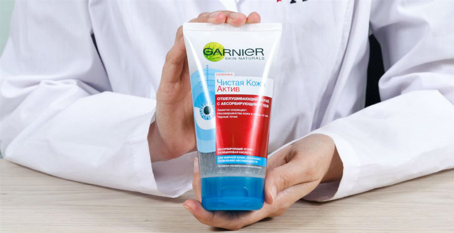 Скраб с углем Garnier Скраб с углем Garnier