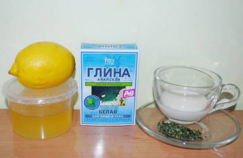 Мед, глина и лимон