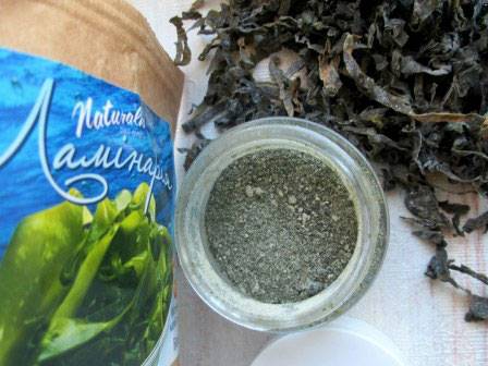 Приготовление масок из ламинарии
